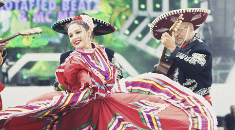 Mariachi band voor een Themafeest