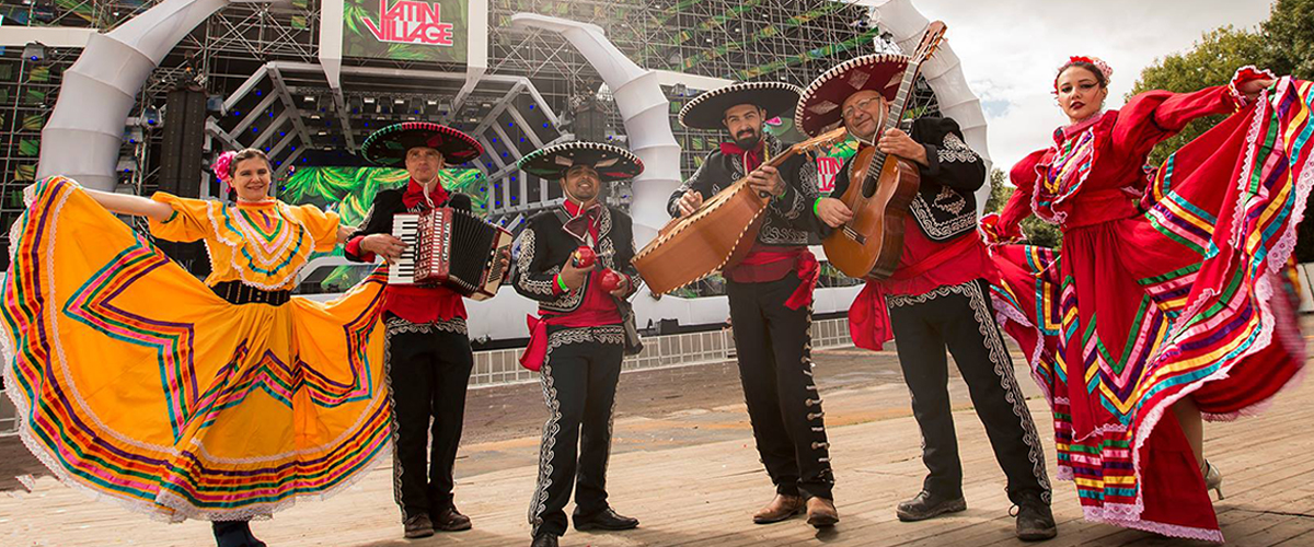 Boeken van een Mariachi bandje